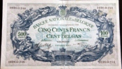 500 Francs belgique 1943